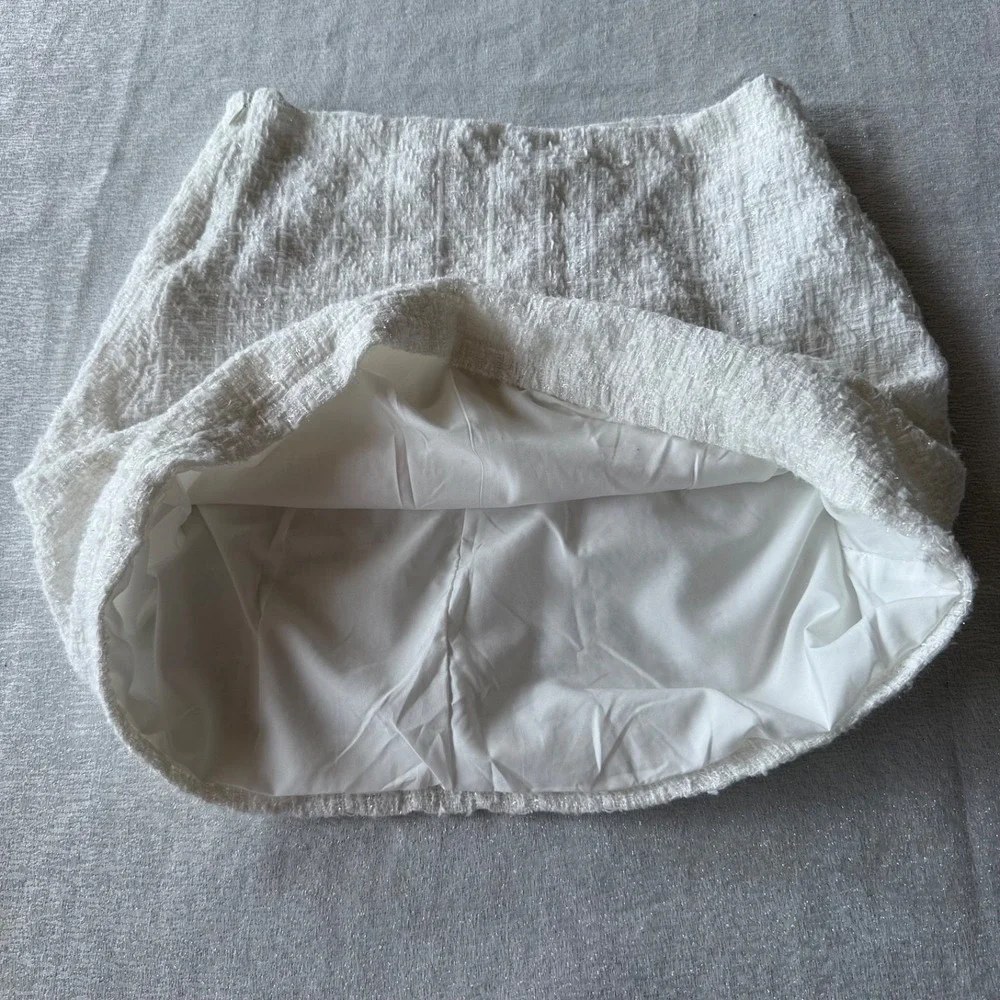 SHEIN white textured
